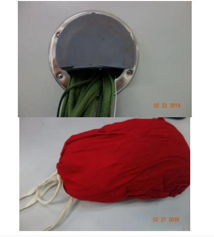 圖2(左)測試電纜密封不嚴示意圖；圖3(右) 軟體堵頭示意